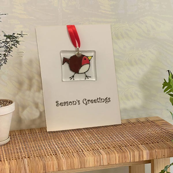 Handmade Christmas Card Ornaments