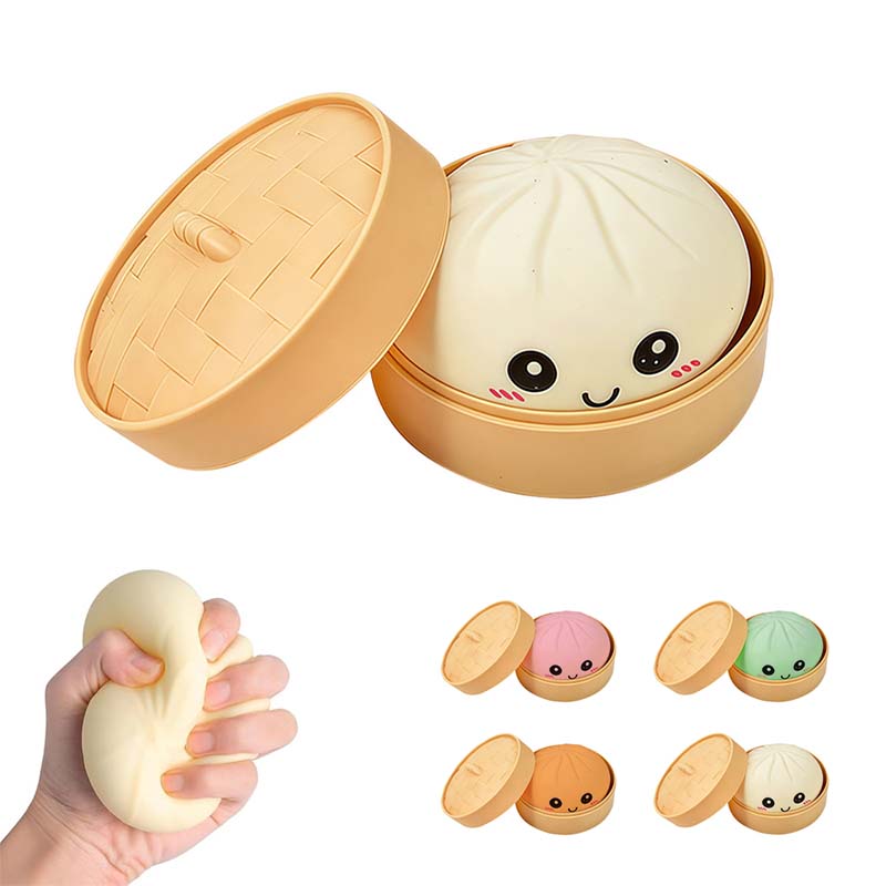 Steamed Bun Squishy Toy (Fun Squeeze Toy)