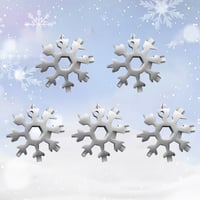 Sakerplus 18-in-1 Stainless Steel Snowflakes Multi-tool