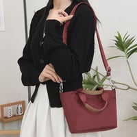 Zoned Nylon Crossbody Bag