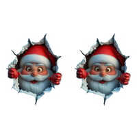 Creative Santa Claus Wall Sticker for Christmas Decorations