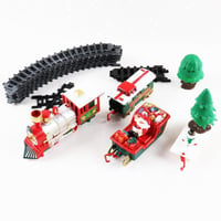 Christmas Electric Rail Car Train Toy
