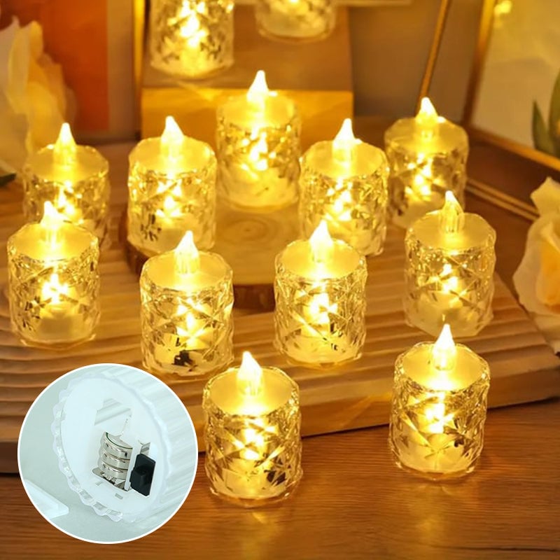 Crystal Flameless Candle Light