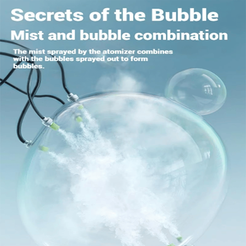 Magic Colorful Smoke Bubble Machine