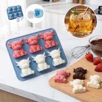 Mini Highland Cow Ice Cube Mold