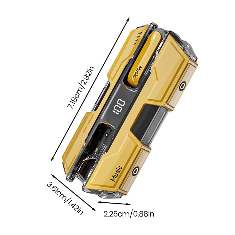 Semi-in-ear Design Wireless Headset