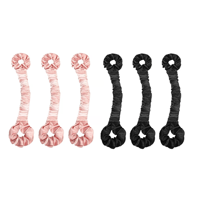 Multi-function Satin Heatless Hair Curler & Hair Tie Non