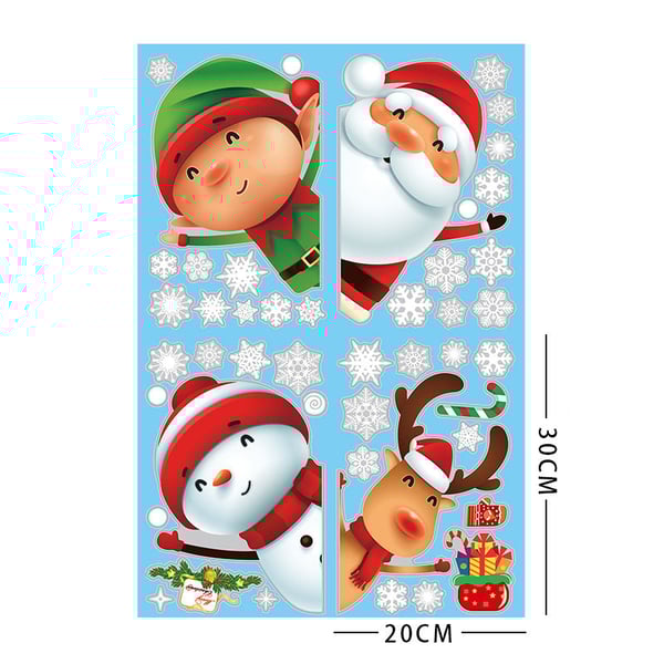 Weihnachts-Fensteraufkleber