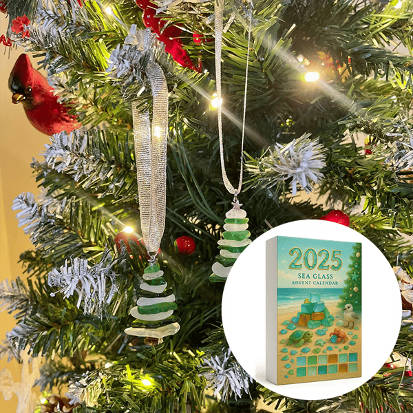 🌊🎄Sea Glass Christmas Tree Advent Calendar