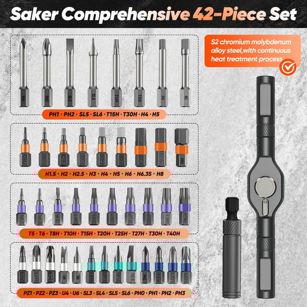 42 in 1 Magnetic Screwdriver Set