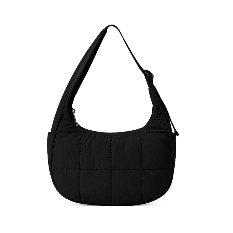 Puffer Crescent Shoulder Bag