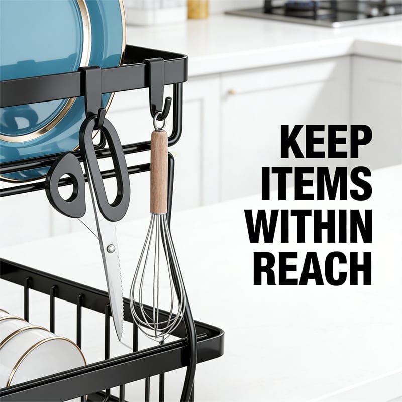 2-Tier Kitchen Dish Drying Rack