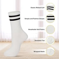 Gestreifte Retro-Socken