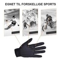 Tendaisy varme termiske handsker til cykling, løb og kørsel handsker