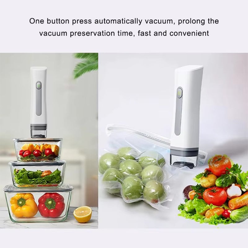 Vacuum Sealer with Reusable Bags