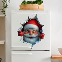 Creative Santa Claus Wall Sticker for Christmas Decorations