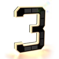 Solar-Powered Outdoor House Number Light