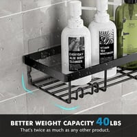 Adhesive Shower Caddy Organizer Shelves Rack