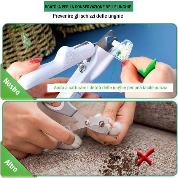 Tagliaunghie professionale per animali domestici