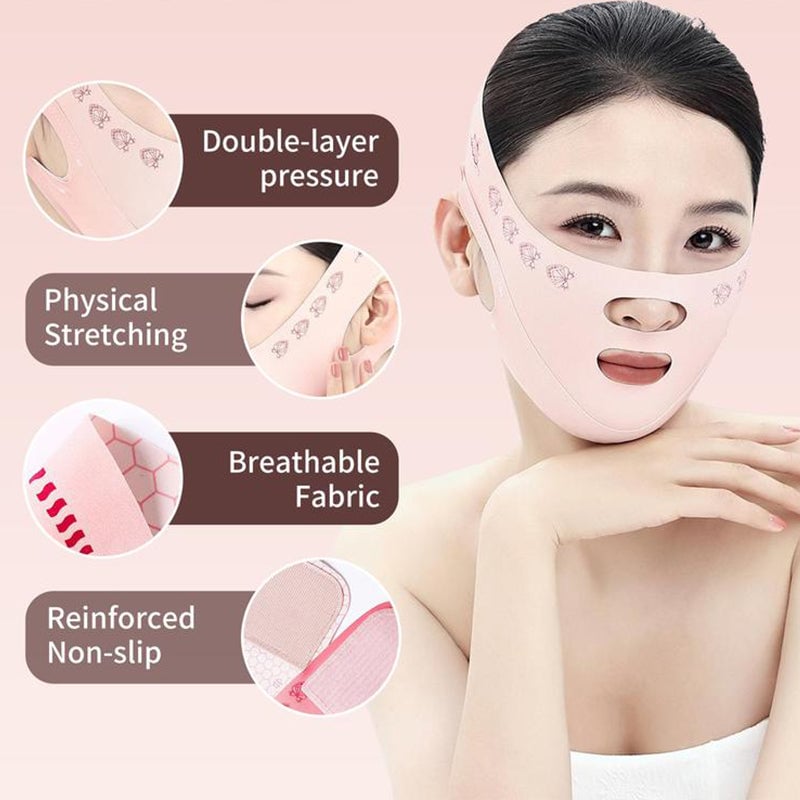 Lifting and firming face slimming bandage