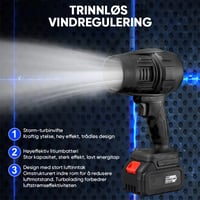 Trådløs turbinblåser