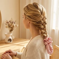 Multi-function Satin Heatless Hair Curler & Hair Tie Non