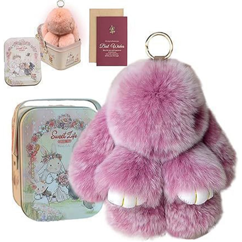 Handmade Soft Bunny PomPom Charms（Boxed Edition）