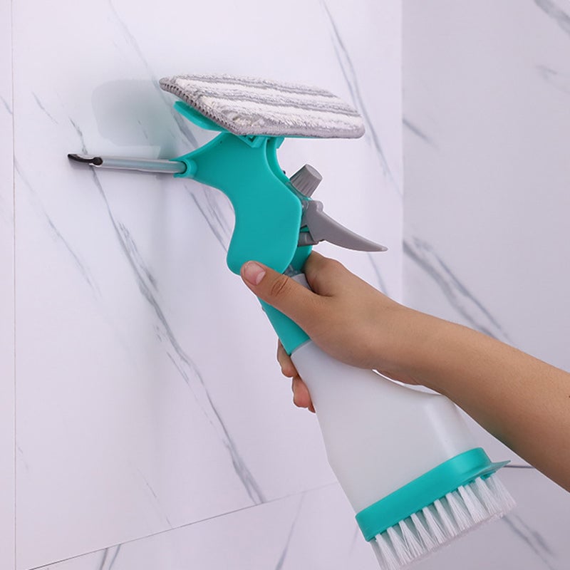 Scrape-and-Wipe Window Cleaner