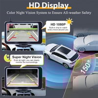 Sakerplus Magnetic Solar Wireless Backup Camera