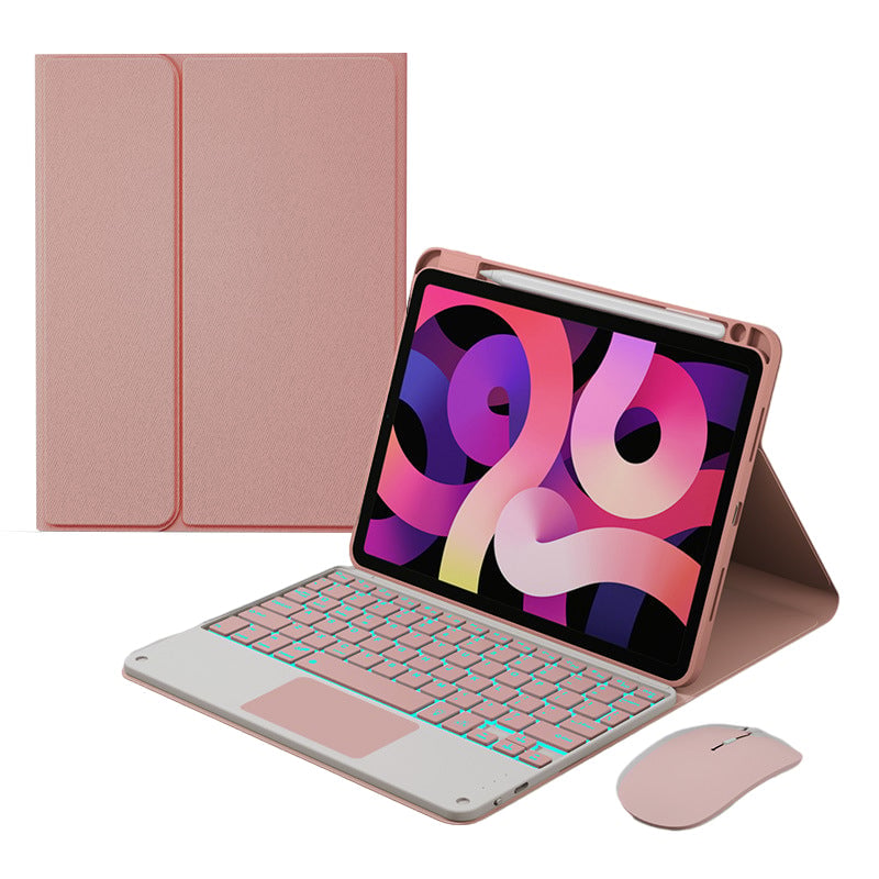 Detachable Wireless Keyboard with Case & Pencil Holder