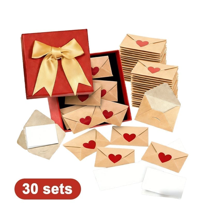 Mini Love Envelope & Heart Sticker Set