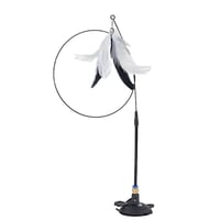 Funny Cat Stick Toy with Detachable Teaser Wand And Sucker Base