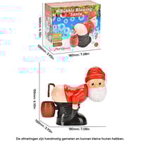 🎅🏽🫧Grappige Kerstman bellenblaasmachine