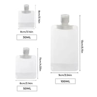 Portable Travel Fluid Dispensing Packing Bag