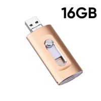 3-in-1 USB-stick met hoge capaciteit en vingerafdrukbeveiliging