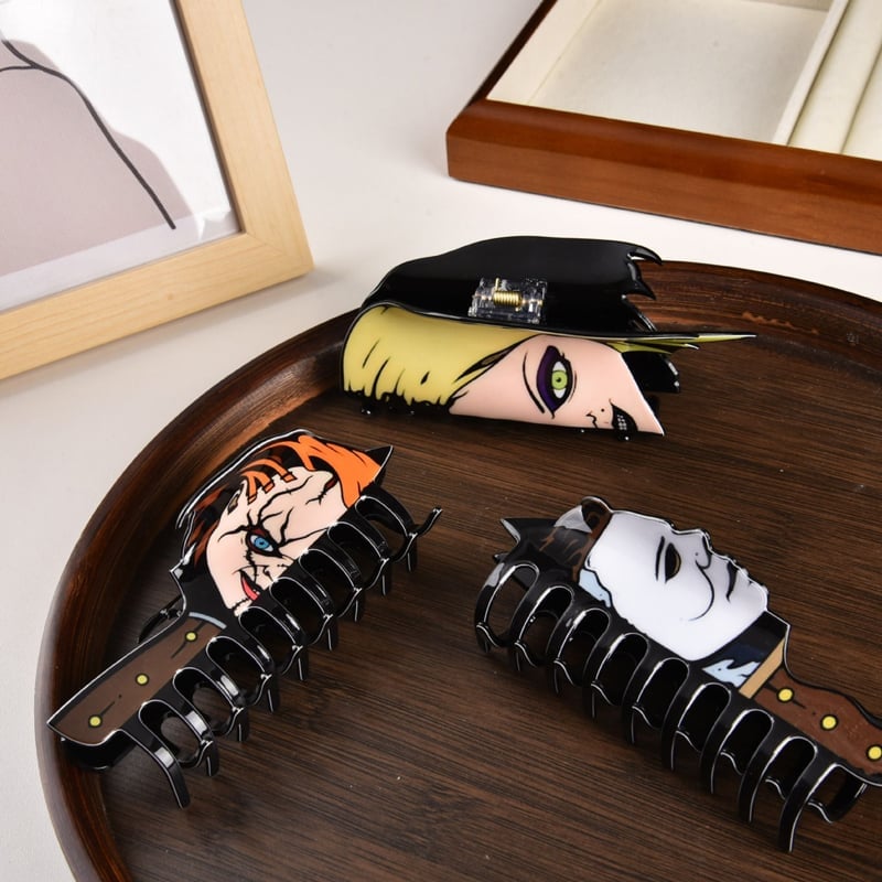 Lustige Haarklammern