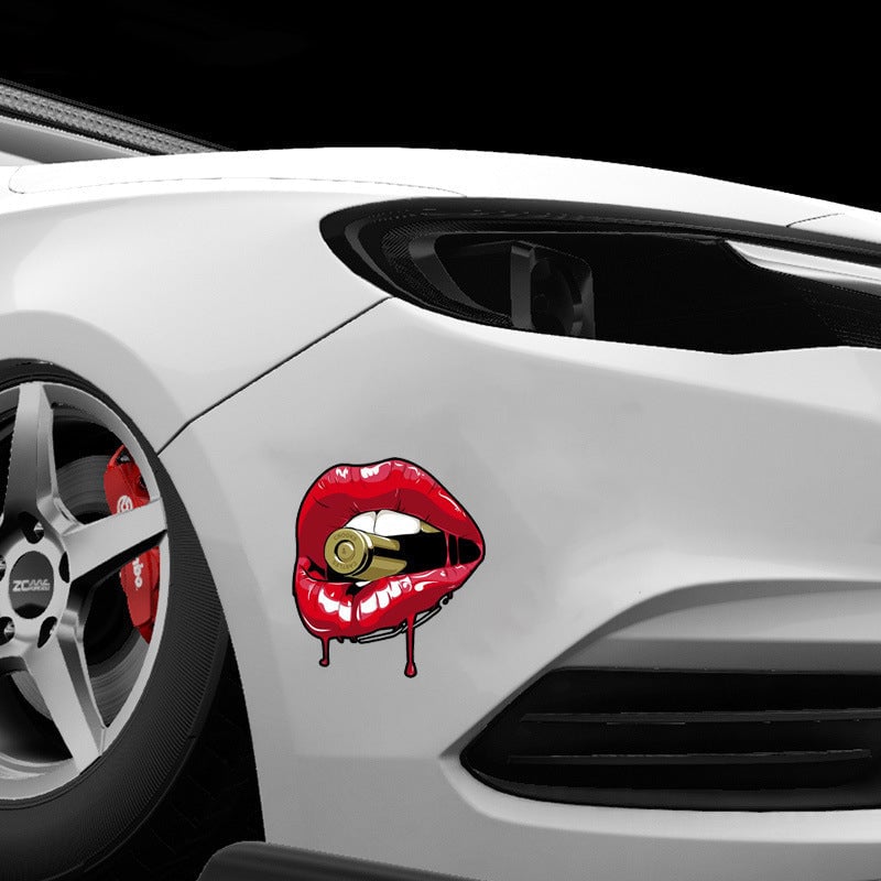 Kogel Lip Decoratieve sticker