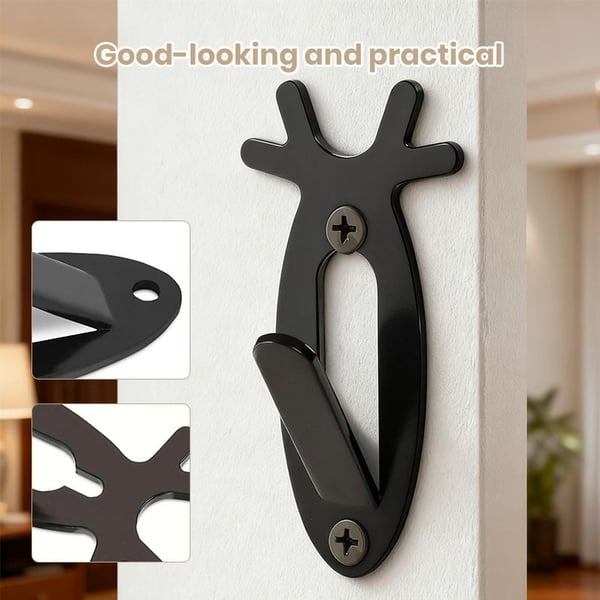 Deer Iron Wall Hook Decor