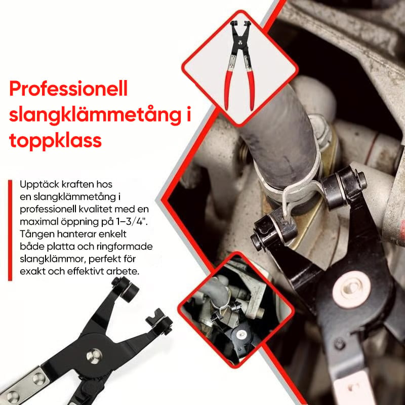 Professionellt slangklämmesats