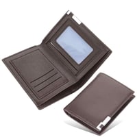 Kurze Brieftasche mit Eisenkante