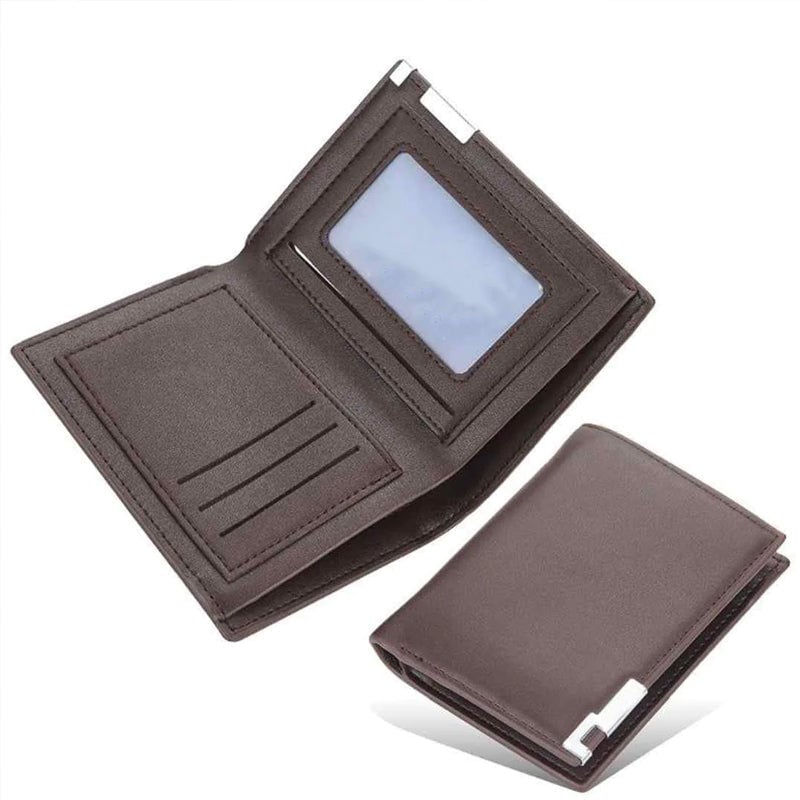 Kurze Brieftasche mit Eisenkante