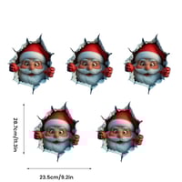 Santa Claus Wall Sticker Set
