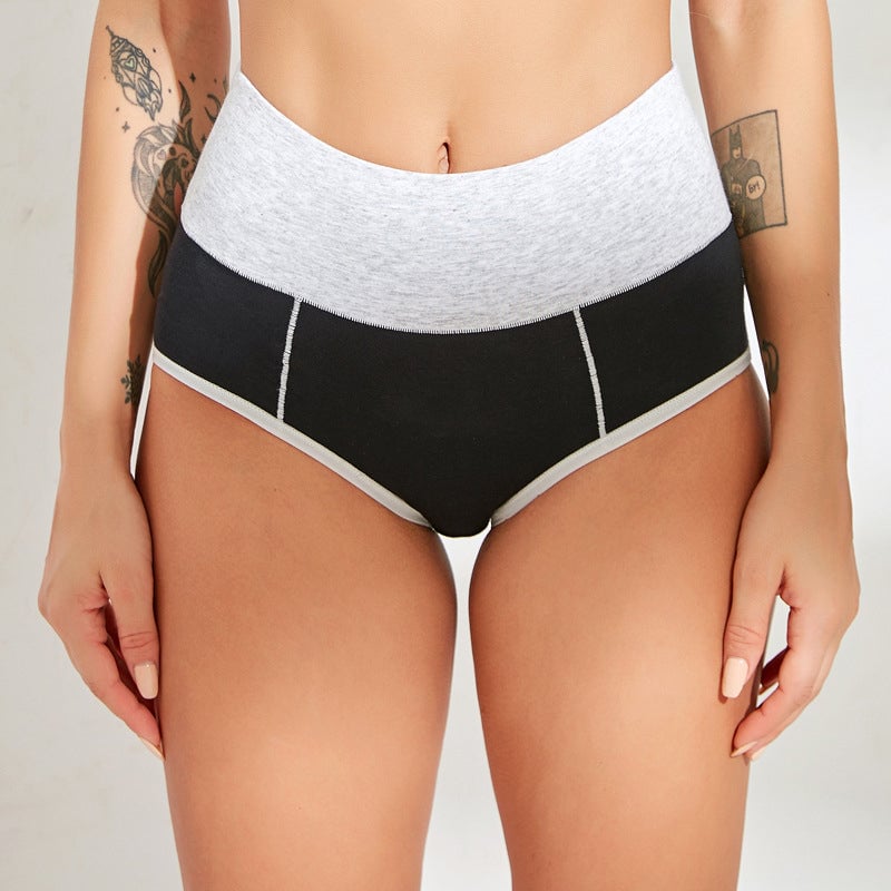 Ladies High Waist Knickers Plus Size Cotton Briefs