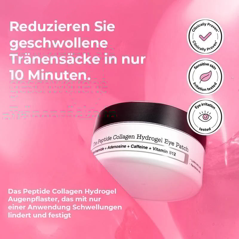 Das Peptide Collagen Hydrogel Augenpflaster (60 Pflaster)