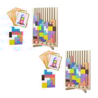 Wooden Stacking Puzzle Set