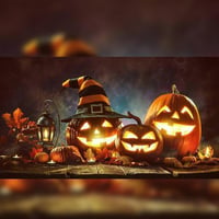 Halloween Sound-Activated Pumpkin with Built-In Speaker