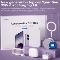 Six-piece fast charging kit for iPhone