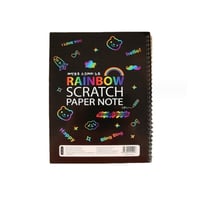 🌈Rainbow Scratch Art Notebook