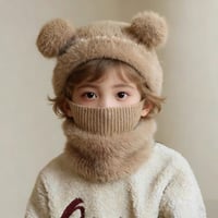 ❄️ 4-in-1 Winter Warmth Integrated Kids' Hooded Hat