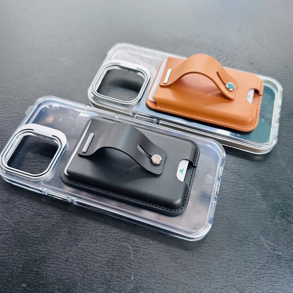 Magnetic Ring Stand Phone Card Holder